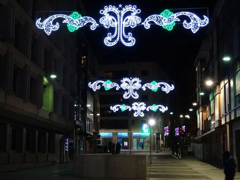 Las luces de Navidad en la capital. SN