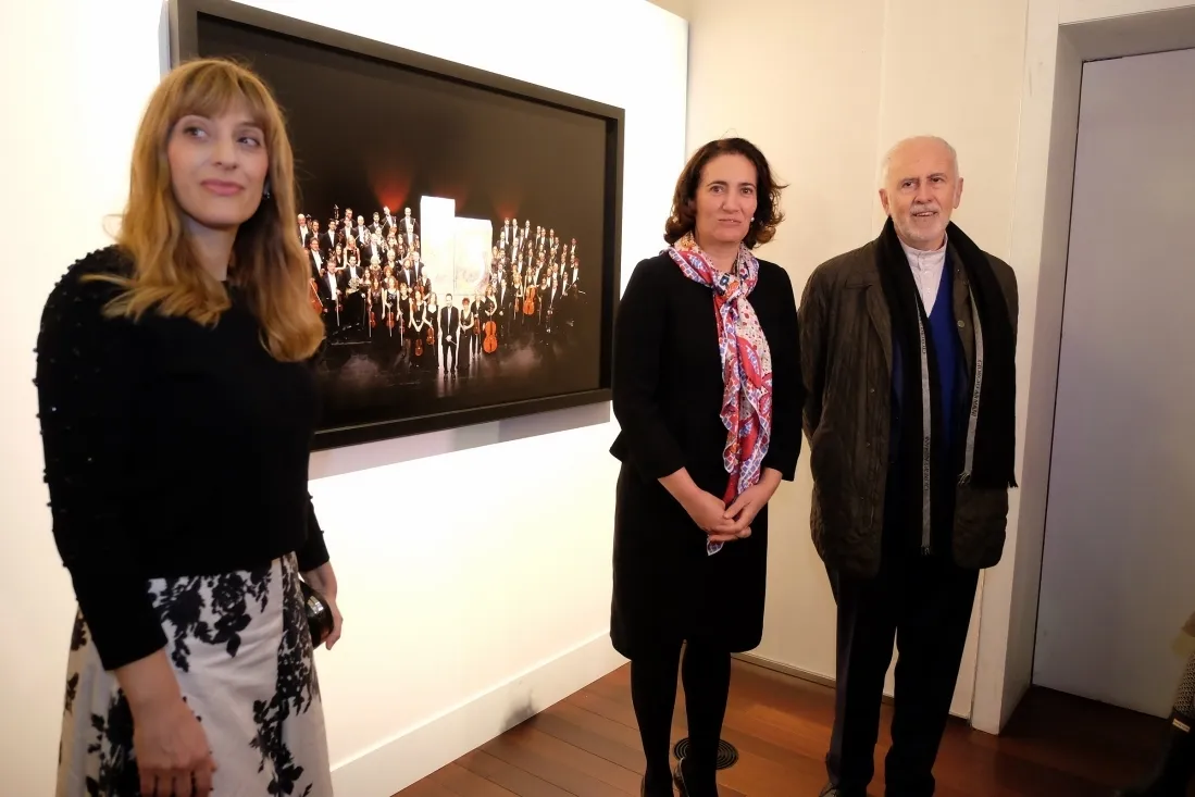 Inauguración de la exposición. /Junta