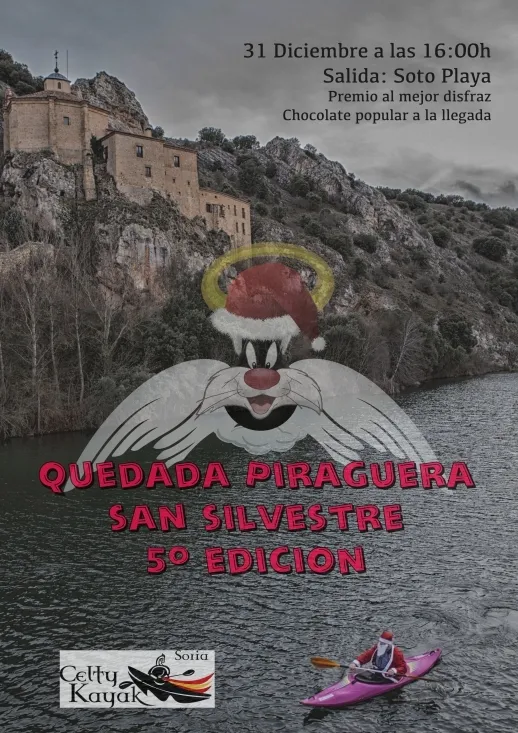 El cartel de la quedada.