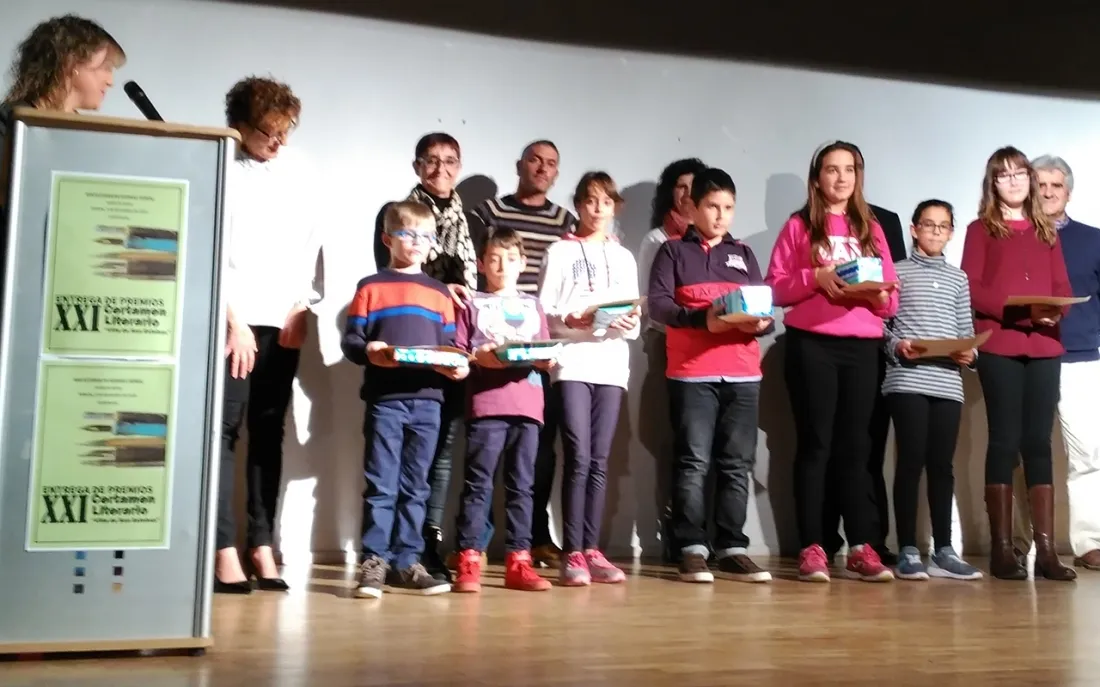 Ganadores de las postales navideñas.