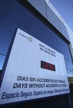 Imagen de la celebración en la factoría agredeña este martes./SN