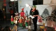 Belén viviente en el centro infantil Gloria Fuertes