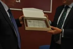 Una imagen del homenaje este lunes./SN