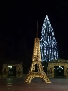 Las luces de Navidad en la capital. SN