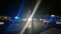Guardia Civil y dotación médica en el lugar del atropello. /SN