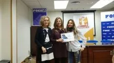 Ganadores del I Concurso de Escaparate de Cine de Soriacentro. /SN