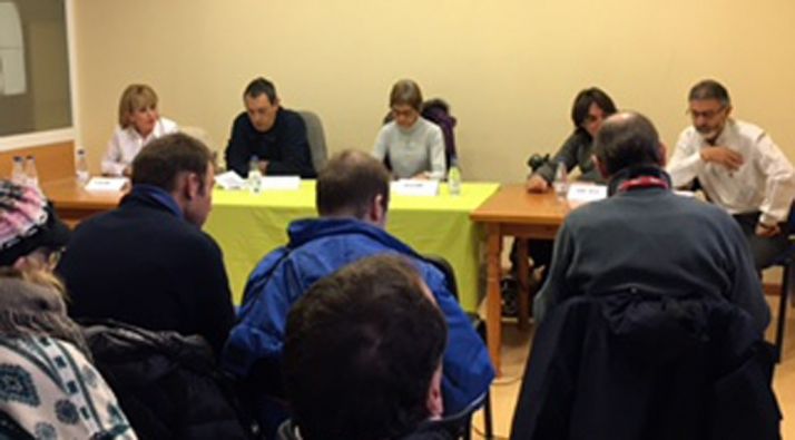 La lectura del manifiesto.