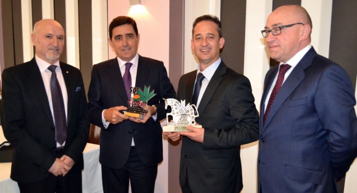 Un momento del homenaje este jueves. 