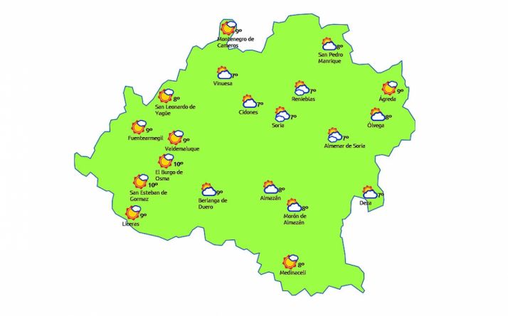 La previsión para este día 8./eltiempo.es