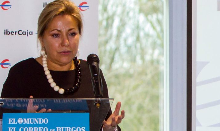 Rosa Valdeón en un acto oficial en febrero./Jta.