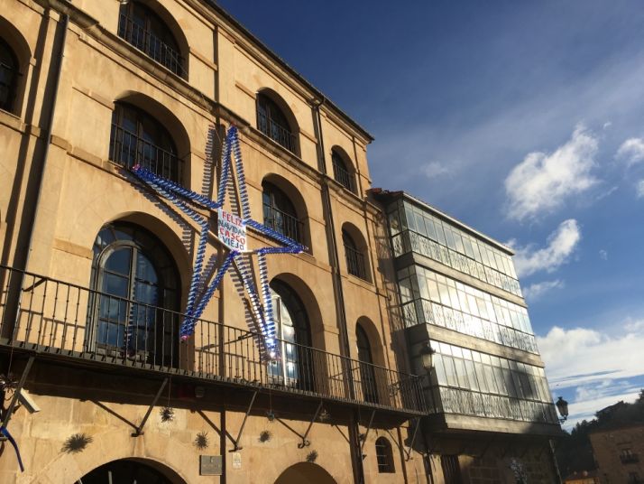 Imagen de un adorno navideño sostenible/ Ayto