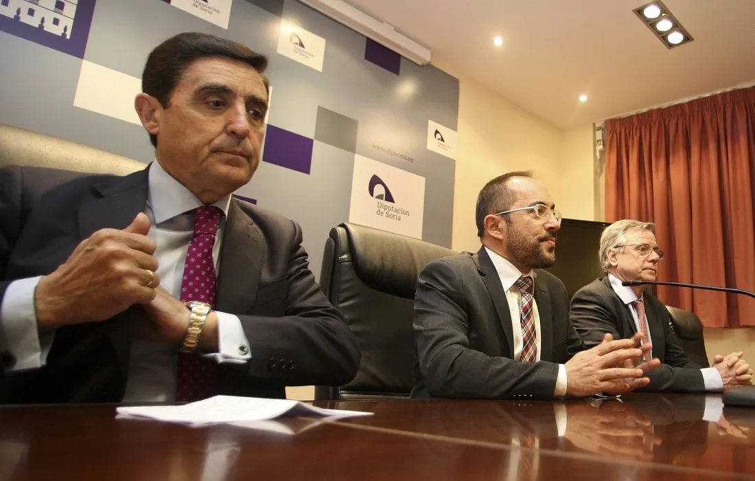 La rueda informativa este lunes en el Palacio Provincial. /SN