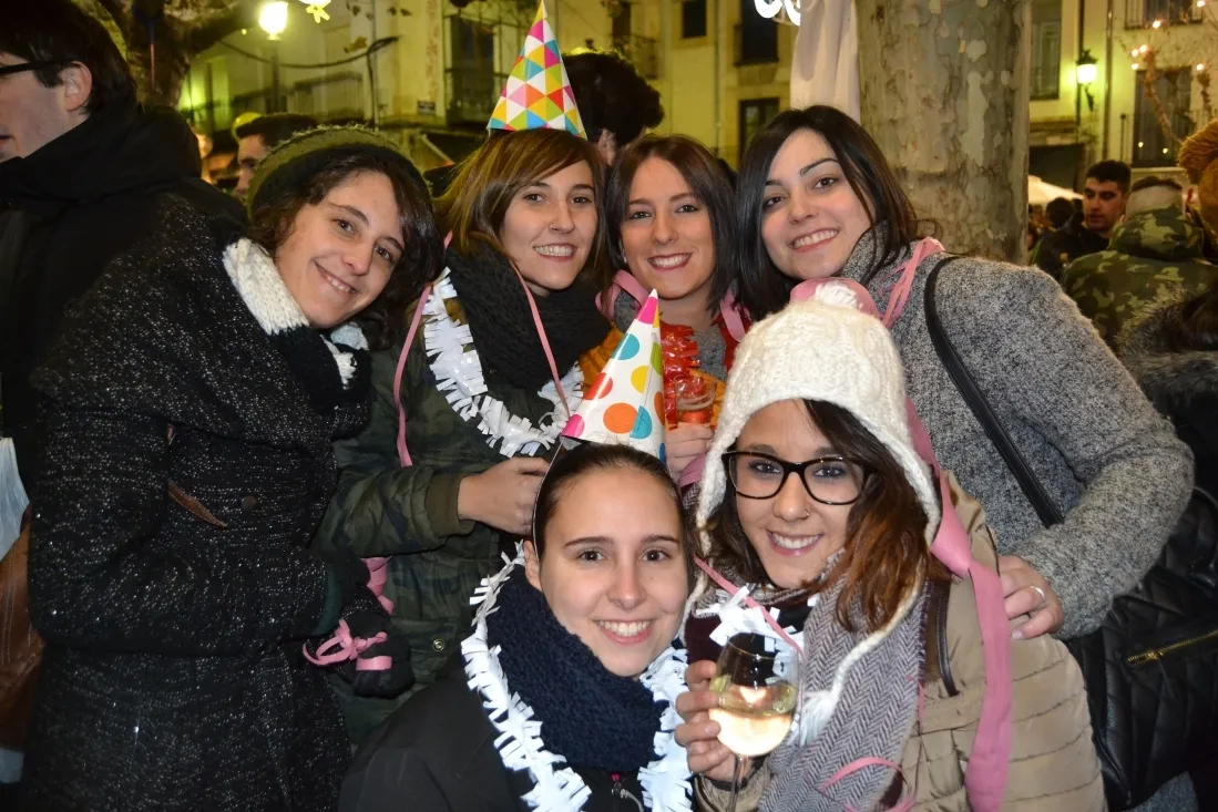 Champanada en Herradores para celebrar el nuevo año. /SN
