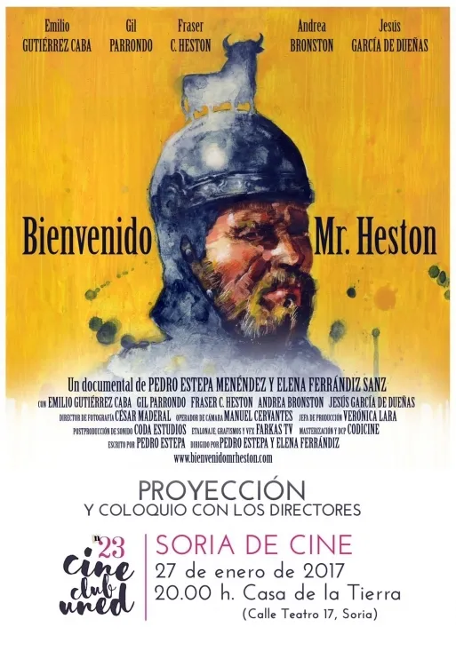 La proyección, a partir de las 20:00 h.