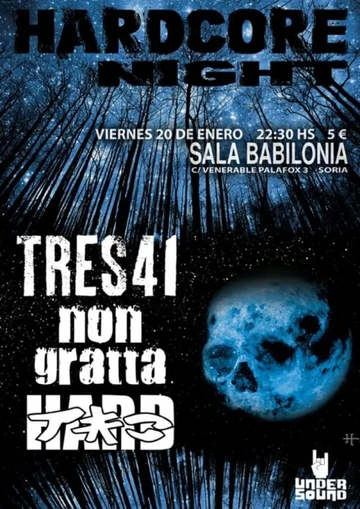 Cartel del concierto.