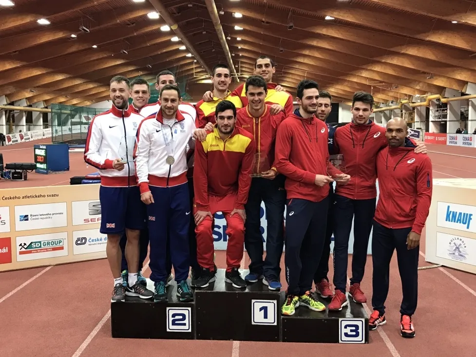 Podium masculino. /CAEP