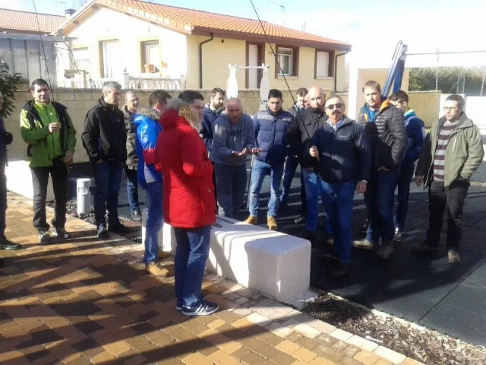 Asistentes al curso, celebrado en Garray.