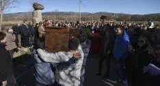 El arca a su llegada al paraje 'Canto gordo'. /SN