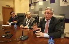 La rueda informativa este lunes en el Palacio Provincial. /SN
