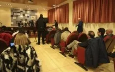 La rueda informativa este lunes en el Palacio Provincial. /SN