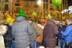Champanada en Herradores para celebrar el nuevo año. /SN