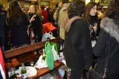 Champanada en Herradores para celebrar el nuevo año. /SN