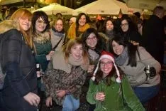 Champanada en Herradores para celebrar el nuevo año. /SN