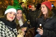 Champanada en Herradores para celebrar el nuevo año. /SN