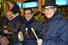 Champanada en Herradores para celebrar el nuevo año. /SN