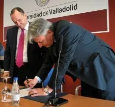 Un momento del acto de investidura en el Campus. /SN