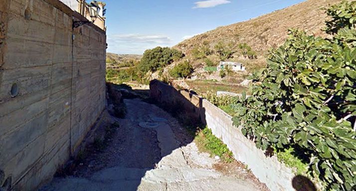 Camino a las huertas árabes en Ágreda. /GM