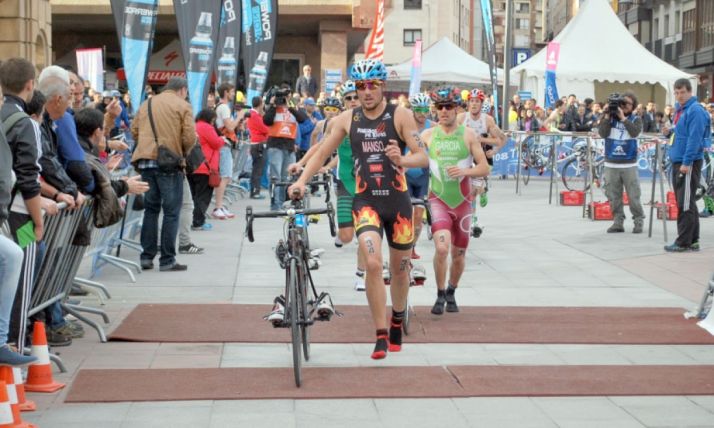 El Nacional de duatlón en Soria en 2015./SN