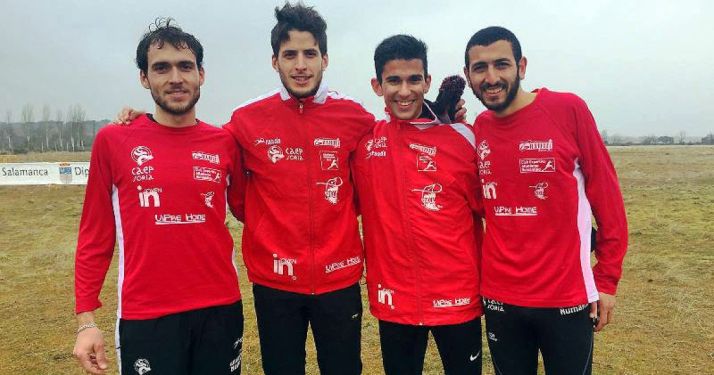 Equipo de cross corto del Numantino./CAEP