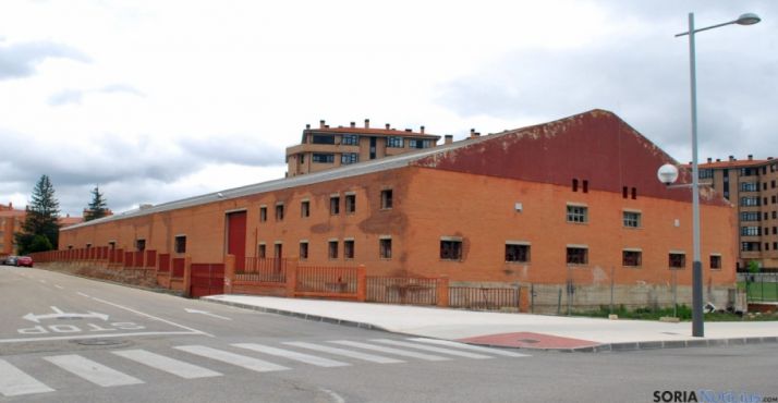 Imagen de la trasera del parque de maquinaria. /SN