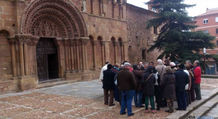 Un grupo de turistas visitando la capital/ SN
