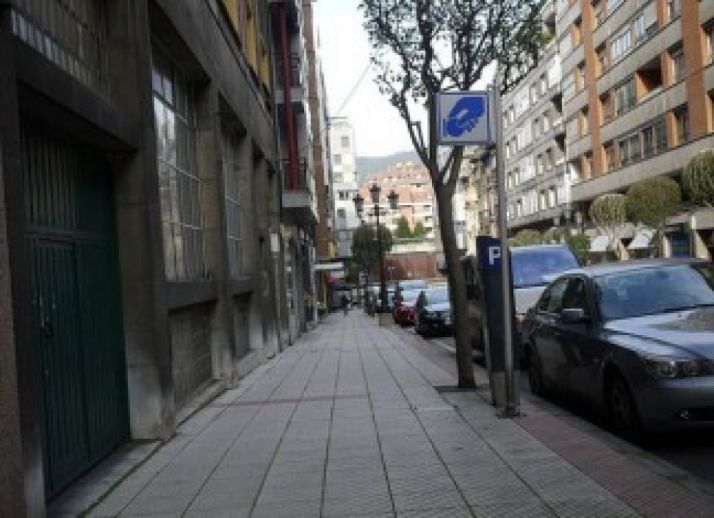 Aparcamiento de zona azul en la capital soriana.