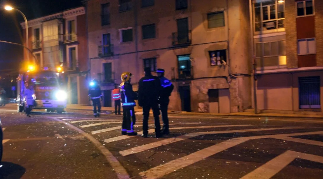 Imagen del lugar de la explosión. /SN