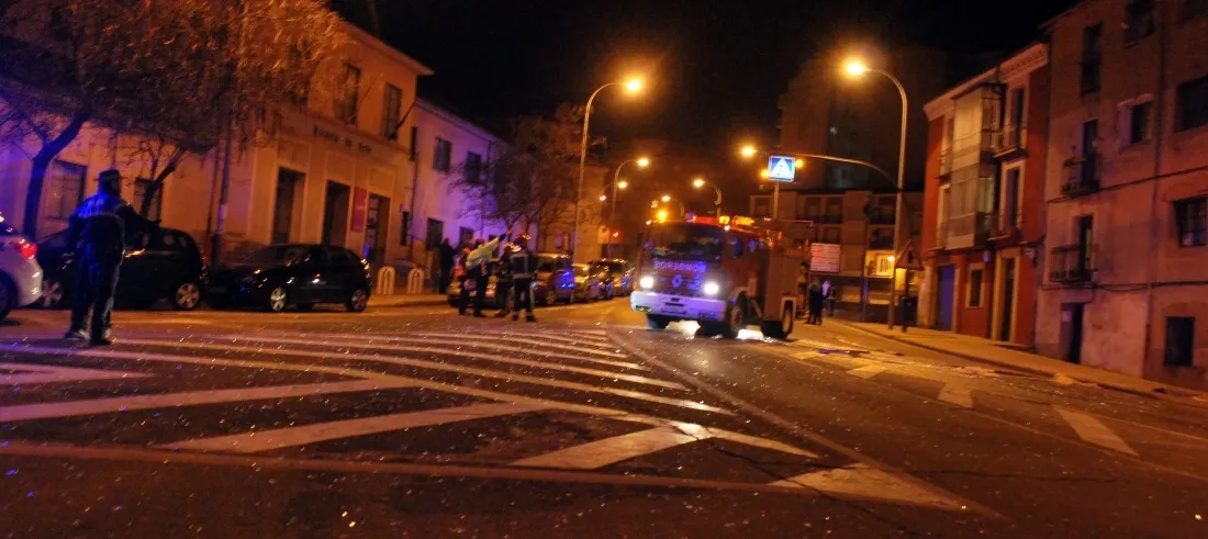 Imagen del lugar de la explosión. /SN