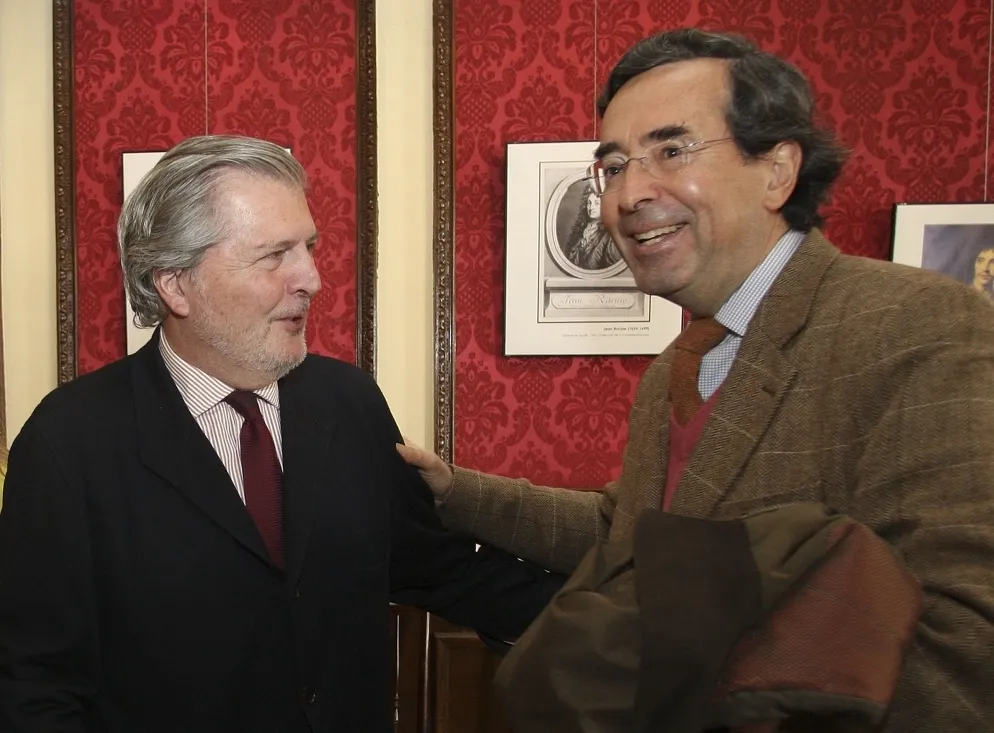 Íñigo Méndez de Vigo con Amalio de Marichalar.