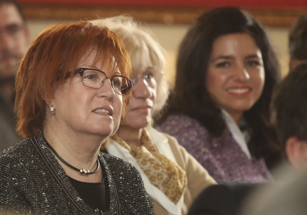 La periodista Rosa Villacastín estuvo en el acto a Machado.