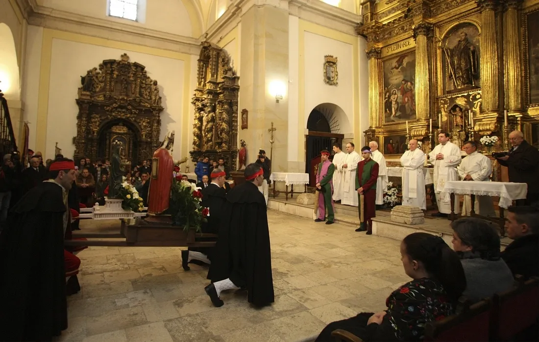 Imagen de la jornada festiva este jueves en San Leonardo. /SN