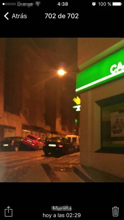 Imagen del aparatoso accidente.