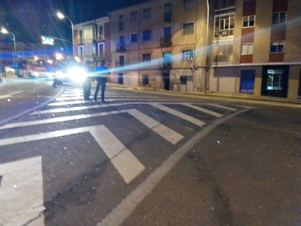 Imagen tras la explosión. SN