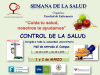 Cartel de la Semana de la Salud del Campus universitario de Soria.