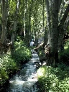 Imagen del río Val aguas abajo de la EDAR. /ASDEN