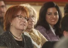 La periodista Rosa Villacastín estuvo en el acto a Machado.