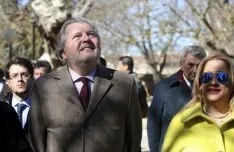 Homenaje a Leonor en el cementerio.