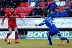 Jairo en la jugada del gol. LFP