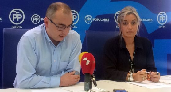 Bermejo y Marín este martes en rueda de prensa. 