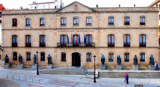 Fachada de la Diputación Provincial de Soria.